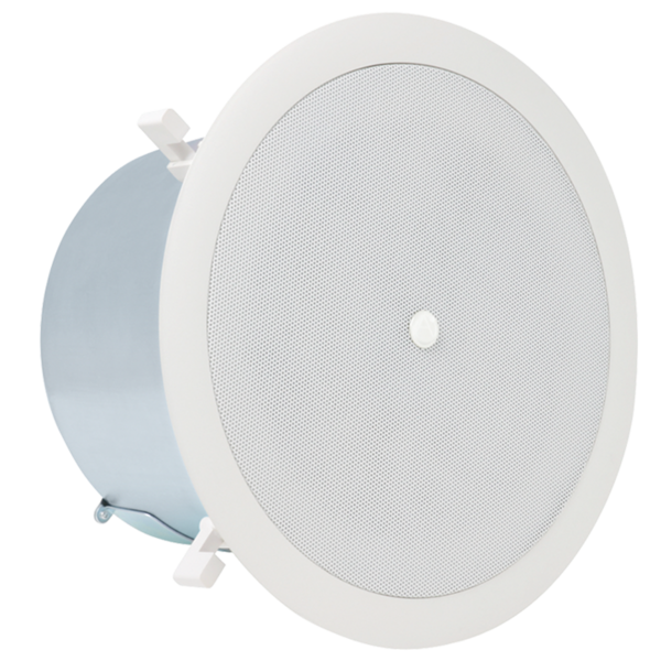 FAP62T 6" COAXIAL CEILING SPEAKER WITH 70V 32W TRANSFORMER & 8OHM BYPASS, WHITE (PRICE EA, BUY PR)